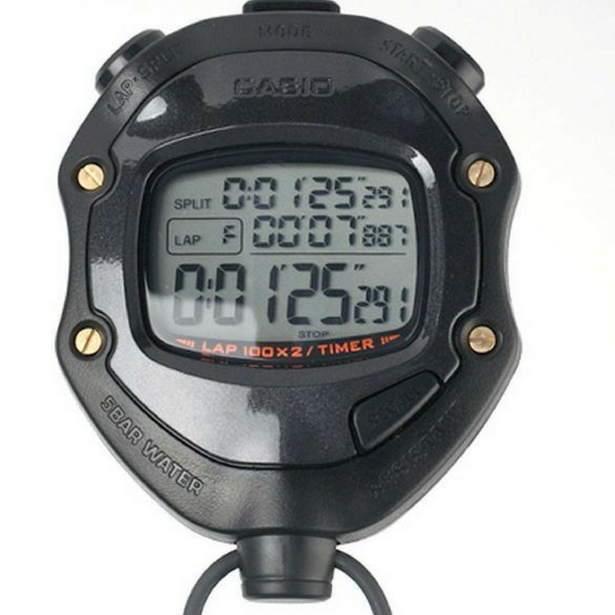 CASIO - RELOJ CRONOMETRO CASIO HS80W LINEA PROFESIONAL 100 LAP