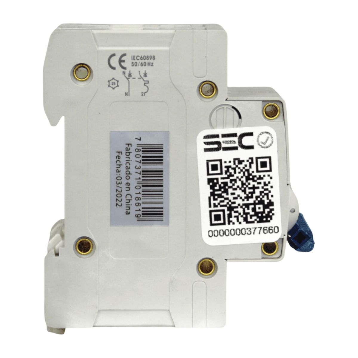 LEXO - Int Automatico Lexo Omnipolar 2x16A 6KA Curva C