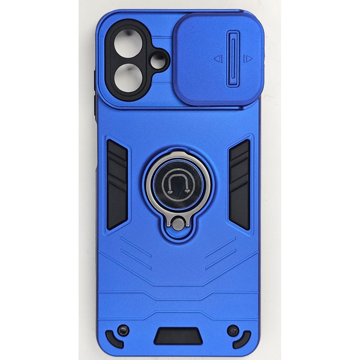 GENERICO - CARCASA PARA SAMSUNG A06 ANILLO CUBRE CAMARA COLOR AZUL
