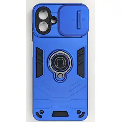 GENERICO - CARCASA PARA SAMSUNG A06 ANILLO CUBRE CAMARA COLOR AZUL