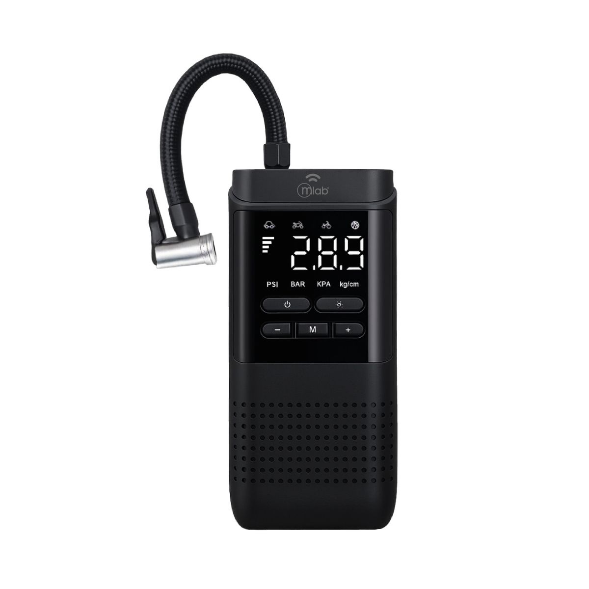 MLAB - Compresor De Aire Neumaticos Portatil Digital Mlab 51PSI Power Bank 4000Mah