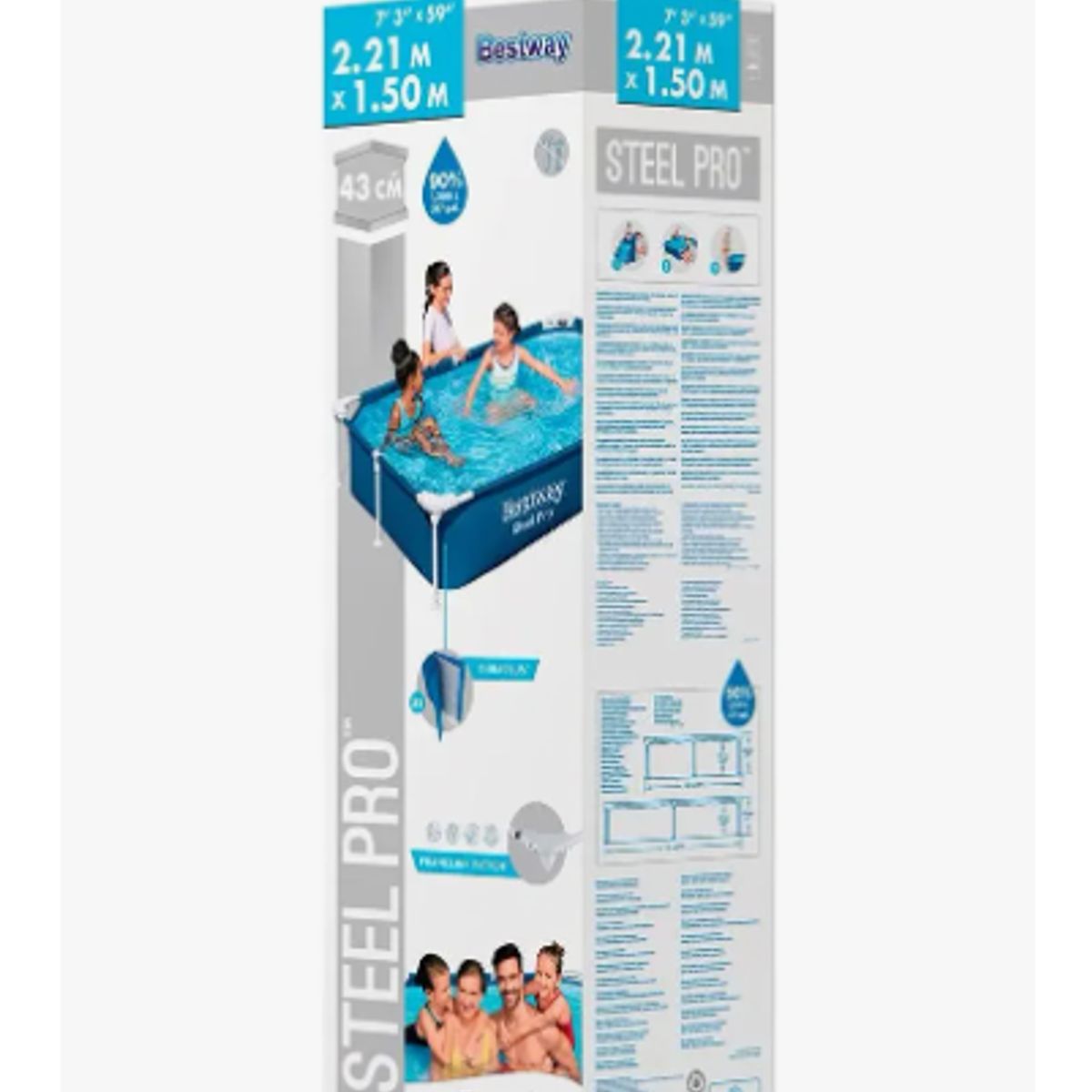 GENERICO - Piscina Rectangular Steel Pro