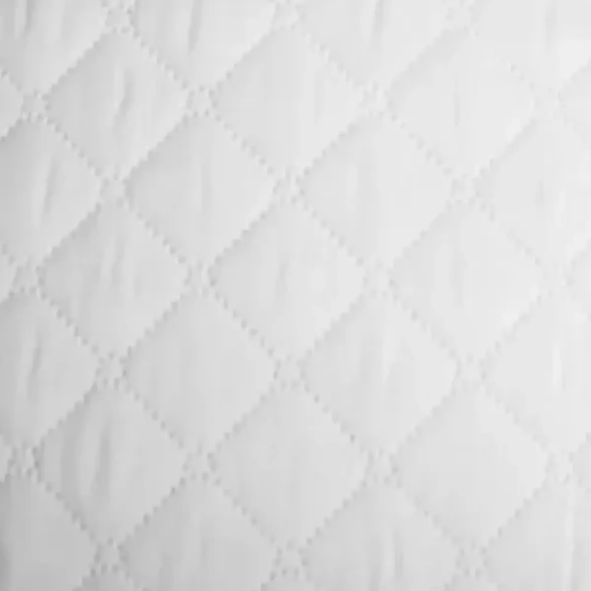 OKAY - Cubre Colchón Plaza Y Media 105x200+35, No Impermeable Blanco 1.5 Plazas