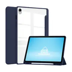 TECNOPALACE - Funda Smart Cover Clear Para Lenovo Tab Pad Pro - P12 12.7 - Azul Oscuro