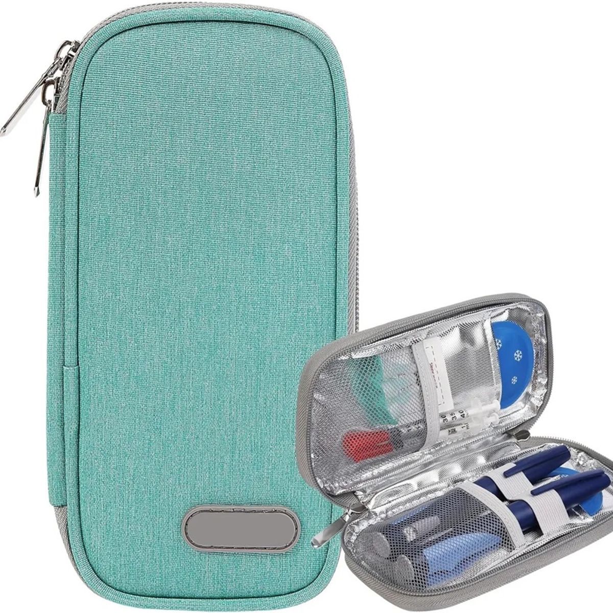 GENERICO - Bolso Estuche De Viaje Cooler Porta Insulina Diabéticos Oneder Tela Verde