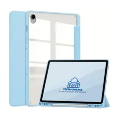 TECNOPALACE - Funda Smart Cover Clear Para Lenovo Tab Pad Pro - P12 12.7 - Celeste
