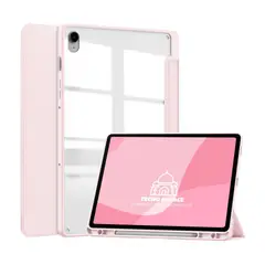 TECNOPALACE - Funda Smart Cover Clear Para Lenovo Tab Pad Pro - P12 12.7 - Rosa