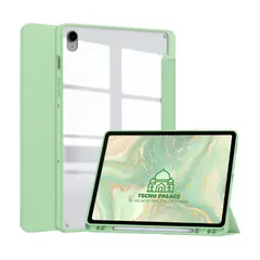 TECNOPALACE - Funda Smart Cover Clear Para Lenovo Tab Pad Pro - P12 12.7 - Verde Menta