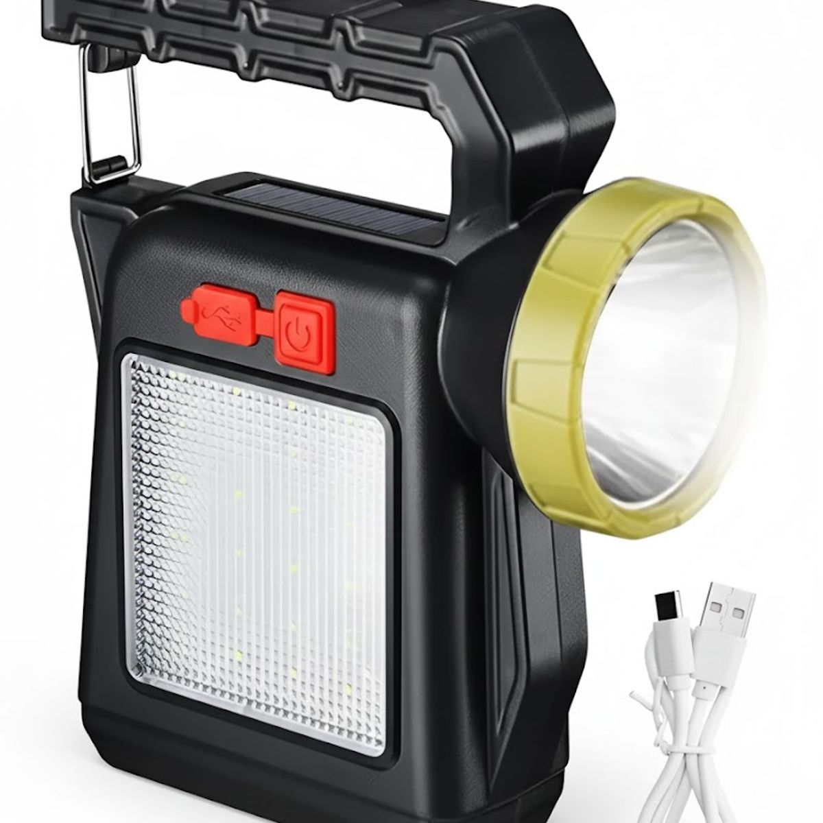 GENERICO - Linterna Solar Recargable Led Para Camping