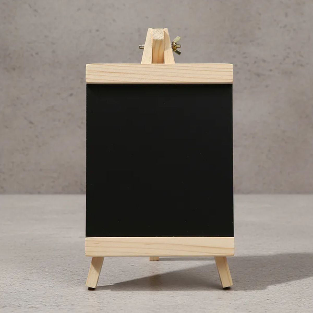 GENERICO - Pizarra negra con atril de madera 60x30 cm