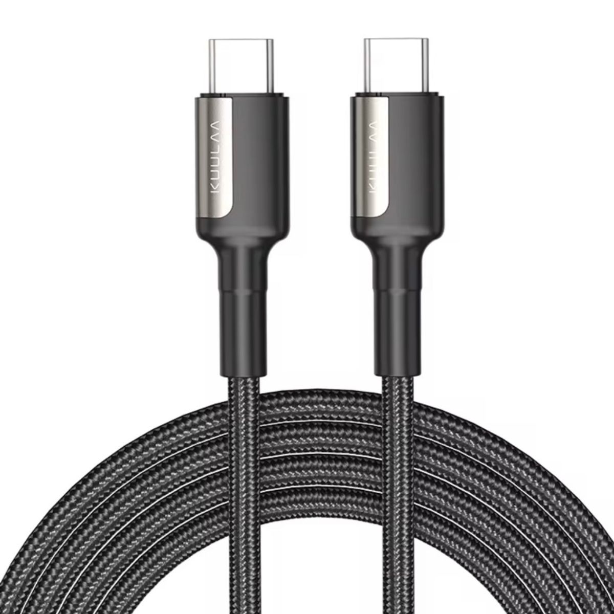 KUULAA - Cable Trenzado De 1 Mt Tipo C A Tipo C KUULAA