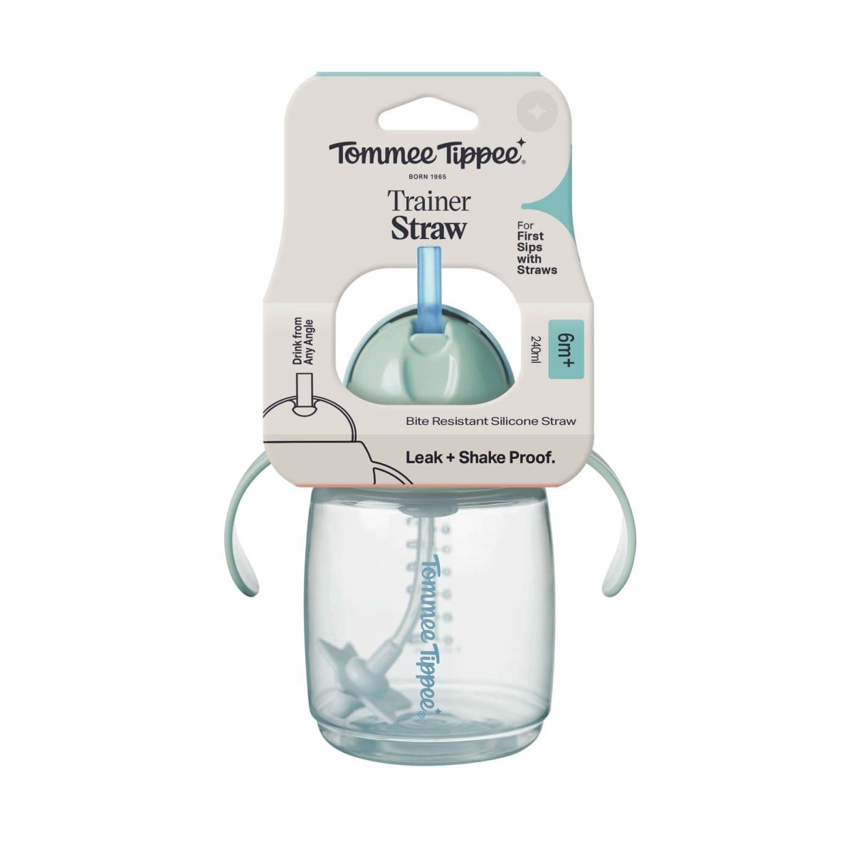 TOMMEE TIPPEE - Vaso Trainer Straw 6 meses+