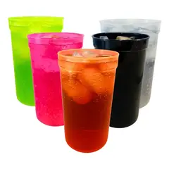 GENERICO - Vaso Plastico Reutilizables Vasos De Colores Vasos Fiesta