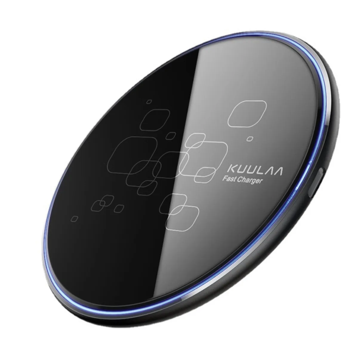 KUULAA - Cargador Inalámbrico Premium Carga Rápida 15W KUULAA - Negro