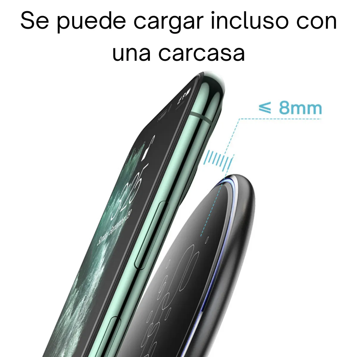 KUULAA - Cargador Inalámbrico Premium Carga Rápida 15W KUULAA - Negro