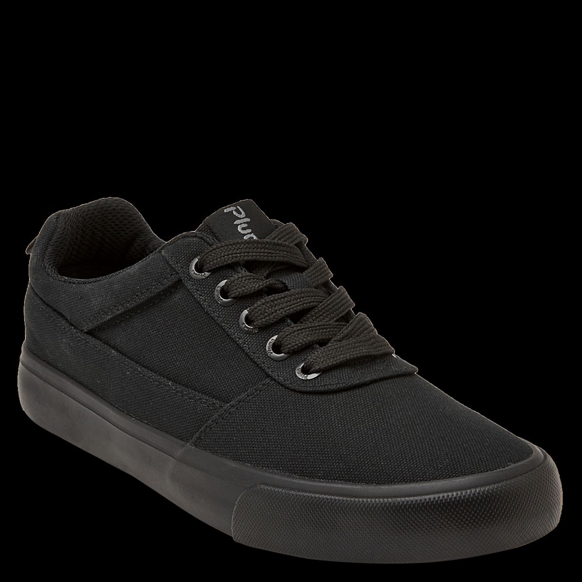 PLUMA - Zapatilla Escolar Unisex Negro Pluma