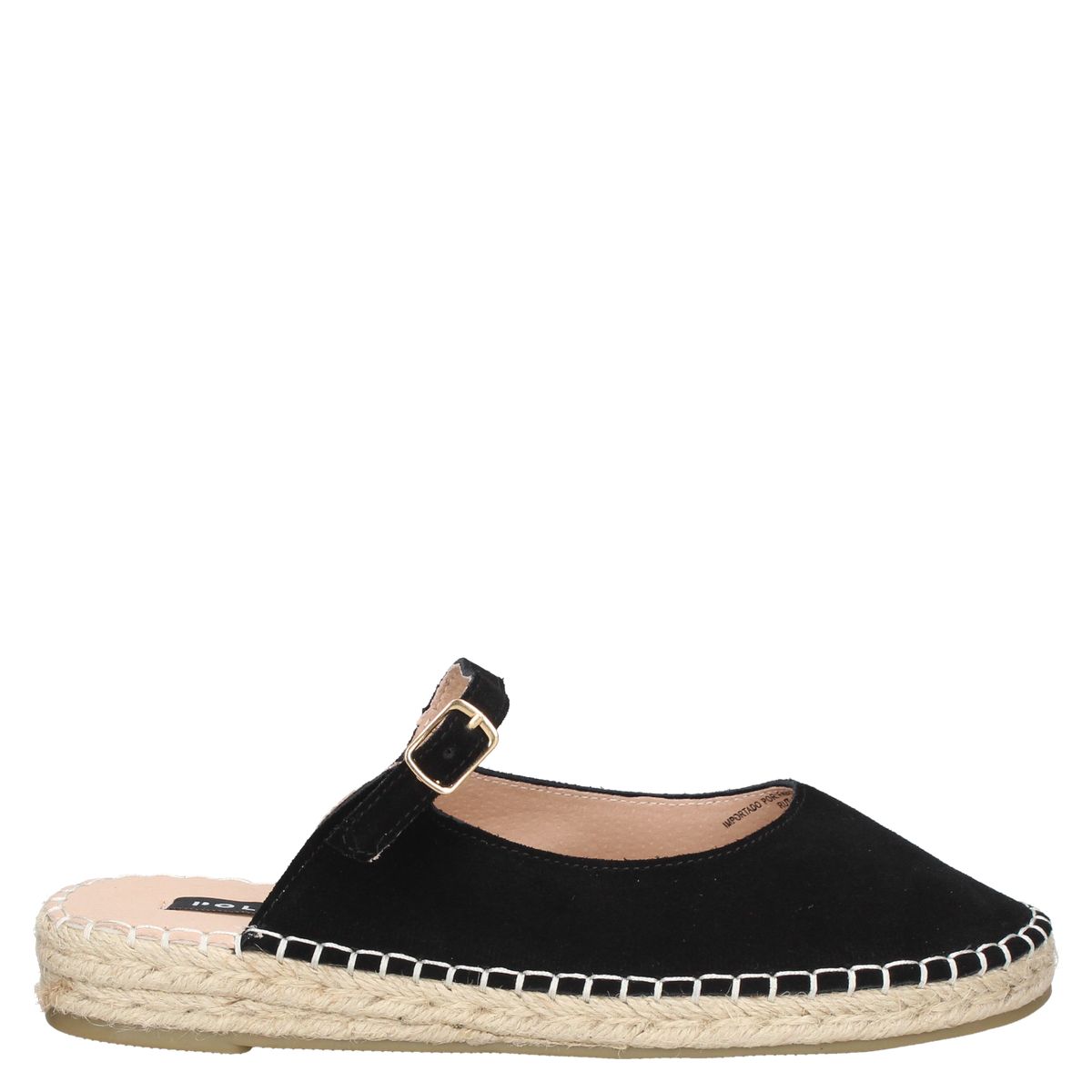 POLLINI - Alpargata Mujer Casual Negro Pollini