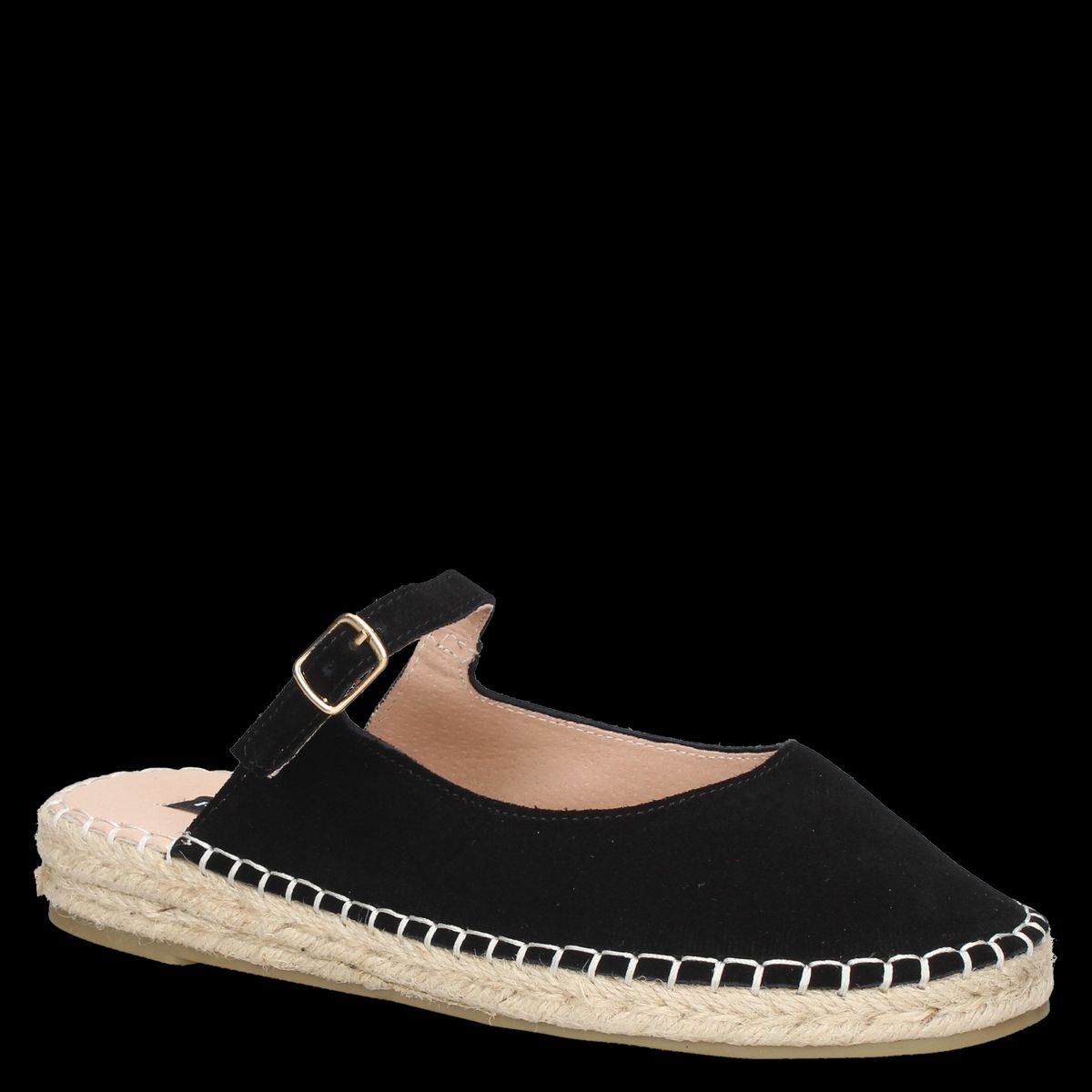 POLLINI - Alpargata Mujer Casual Negro Pollini