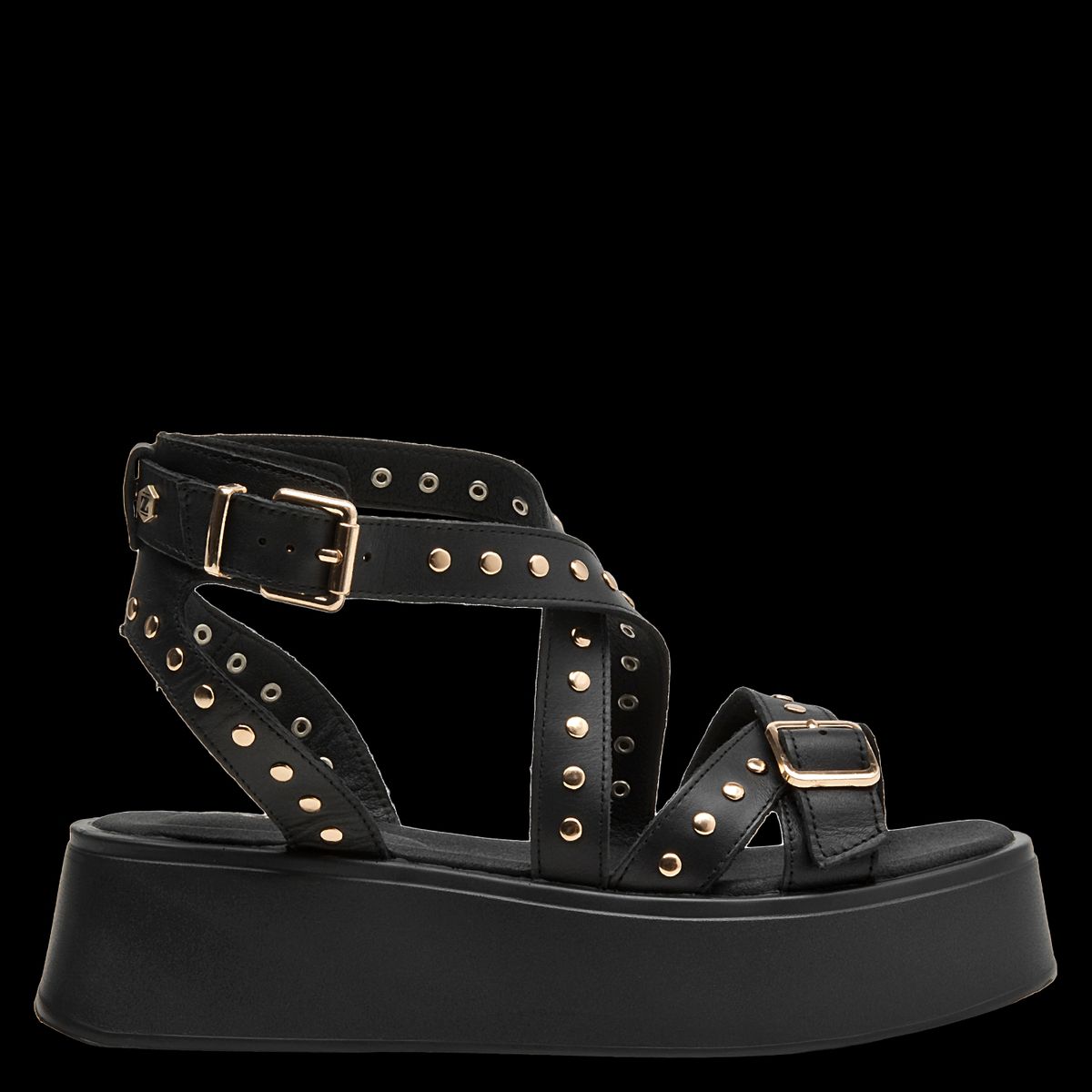 ZAPPA - Sandalia Mujer Casual Negro Zappa