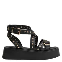 Sandalia Mujer Casual Negro