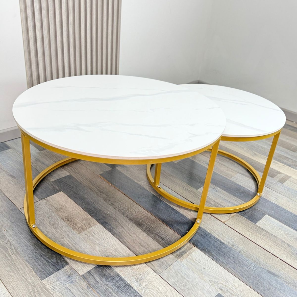 HABITA2 CHILE - MESA DE CENTRO NIDO PIEDRA TIPO MARMOL