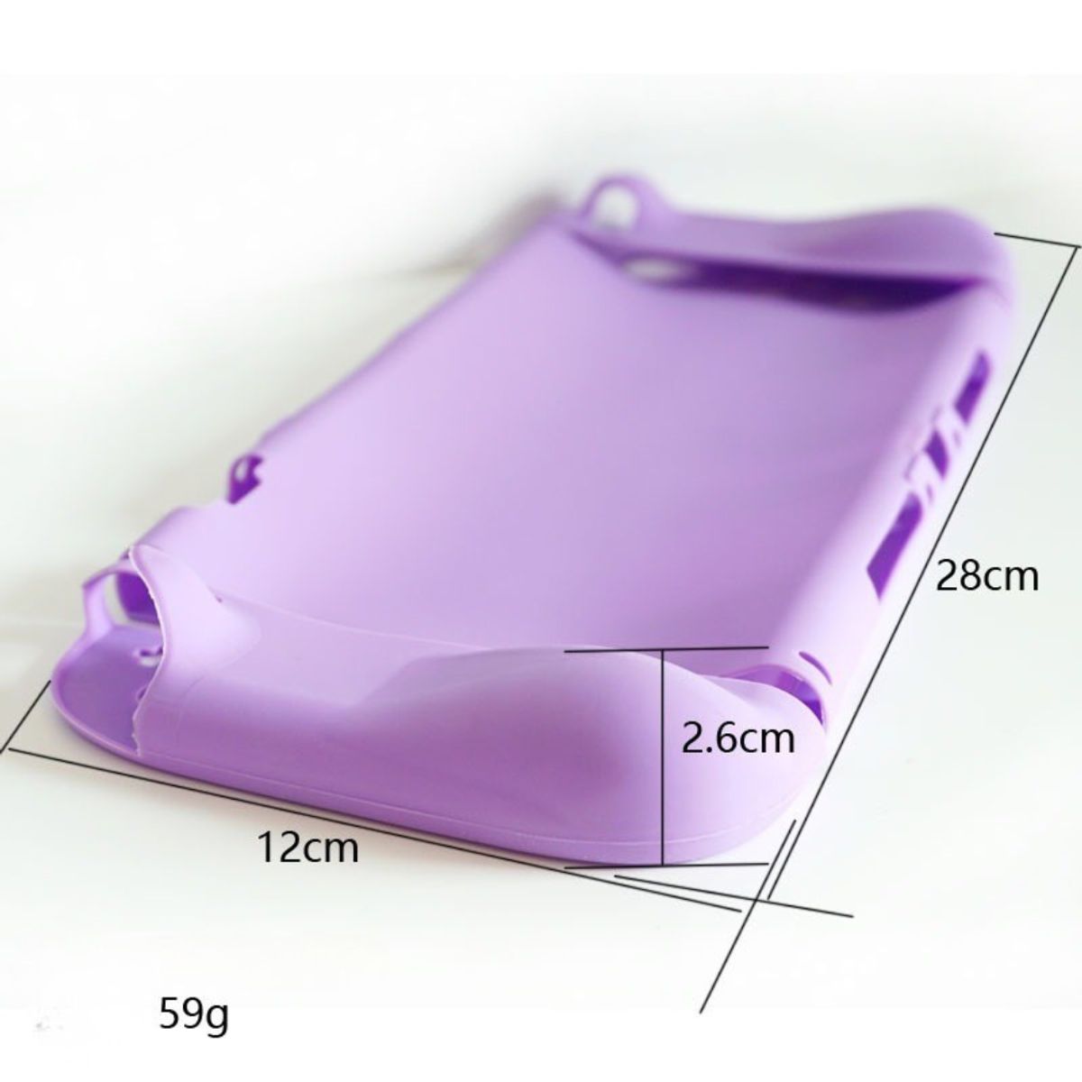 GENERICO - Carcasa Funda Protectora Para Nintendo Switch 2 Silicona - Lila
