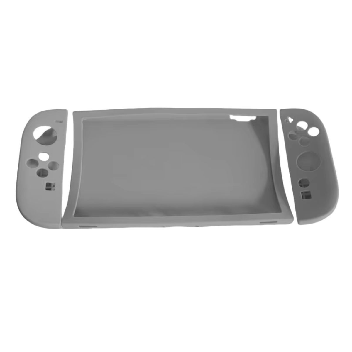 GENERICO - Carcasa Funda Protectora Para Nintendo Switch 2 Silicona - Gris