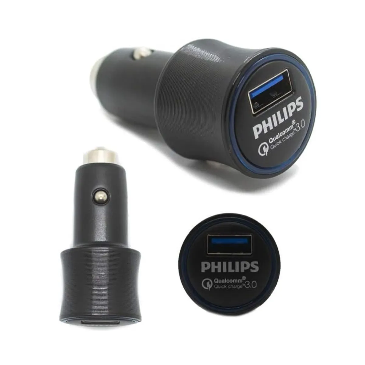 PHILIPS - Cargador para Auto Ultrarrápido QC 3.0 18w Philips