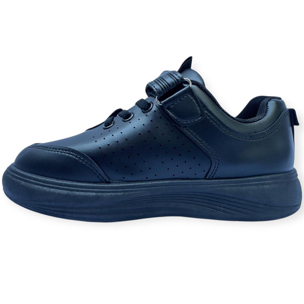 GENERICO - Zapatilla Escolar GKfahion Unisex Negro  (29 a 34)