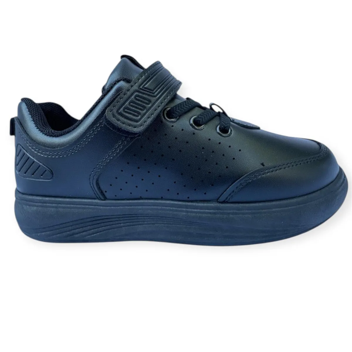 GENERICO - Zapatilla Escolar GKfahion Unisex Negro  (29 a 34)