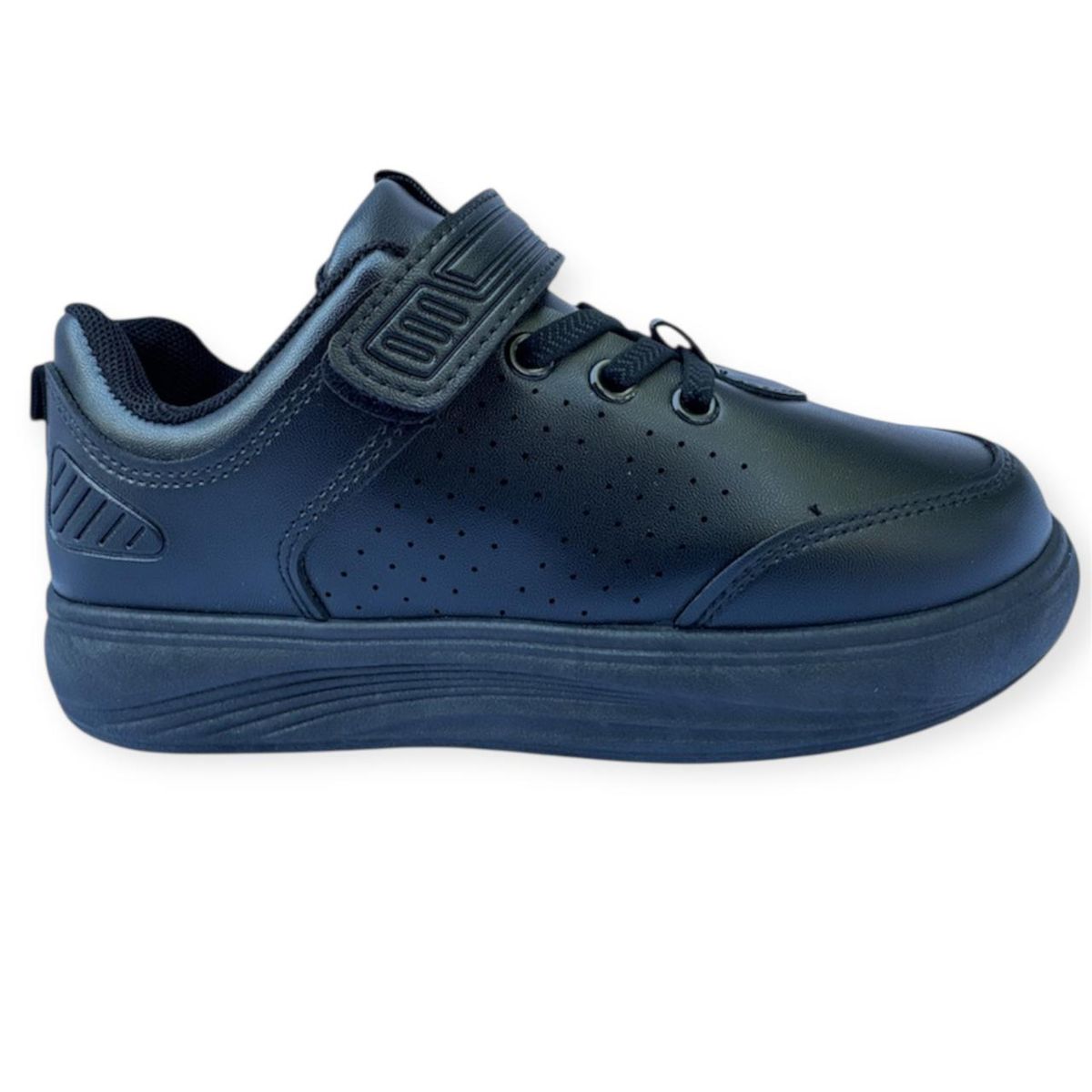 GENERICO - Zapatilla Escolar GKfahion Unisex Negro  (29 a 34)