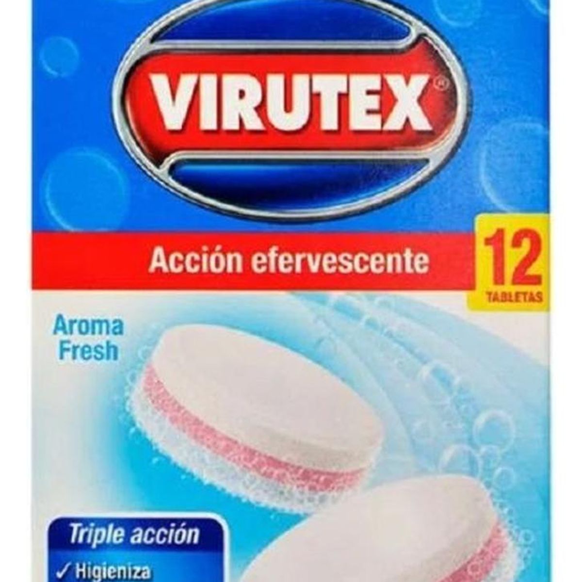 VIRUTEX - Pastillas Inodoro Efervescentes Antisarro Virutex 12tabletas