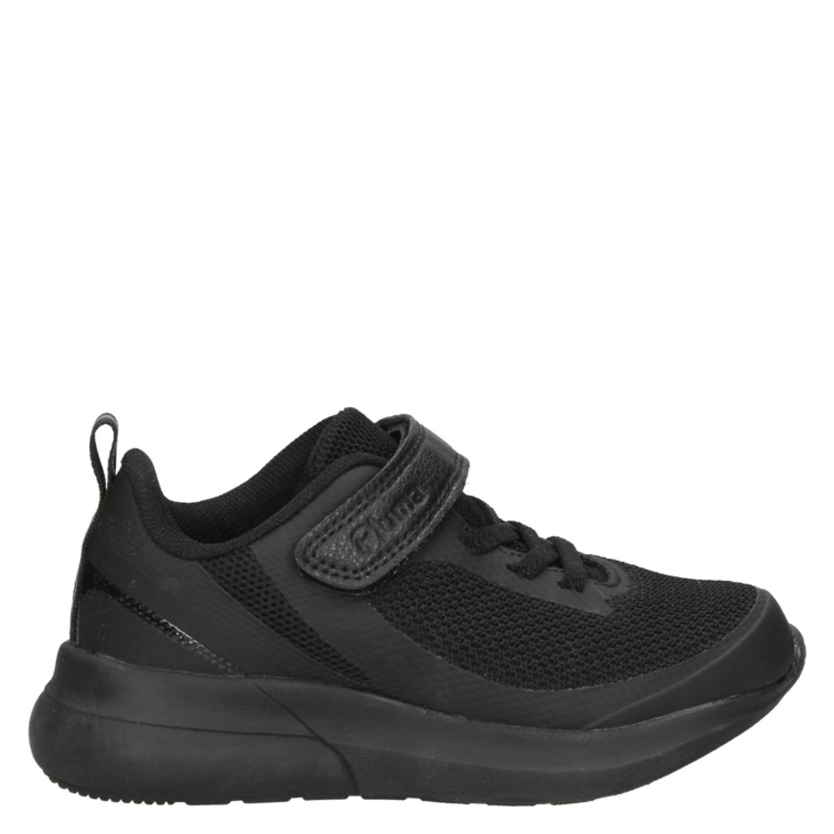 PLUMA - Zapatilla Colegial Unisex Negro Pluma