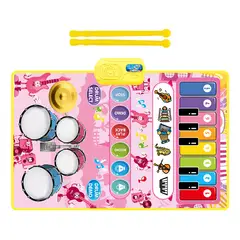 GENERICO - Alfombra Musical Piano Y Tambor Para Niños