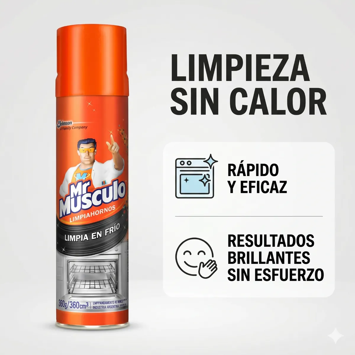MR MUSCULO - Limpiador De Hornos Mr. Musculo 360 Ml