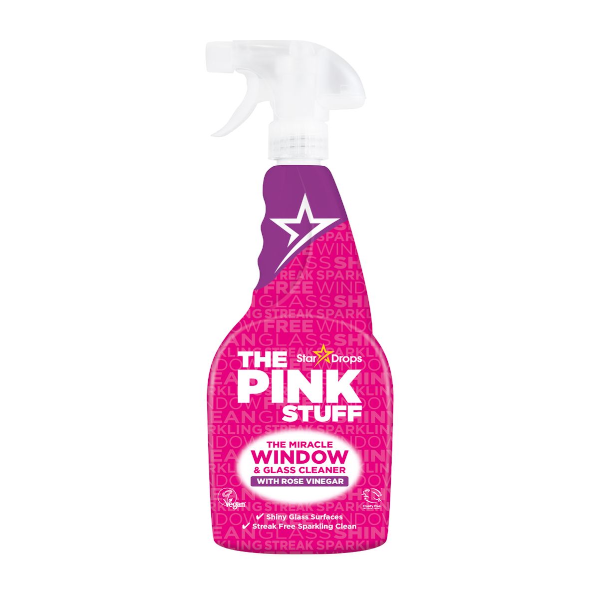 THE PINK STUFF - Limpia Vidrios Vinagre Rosa Pink 750ml
