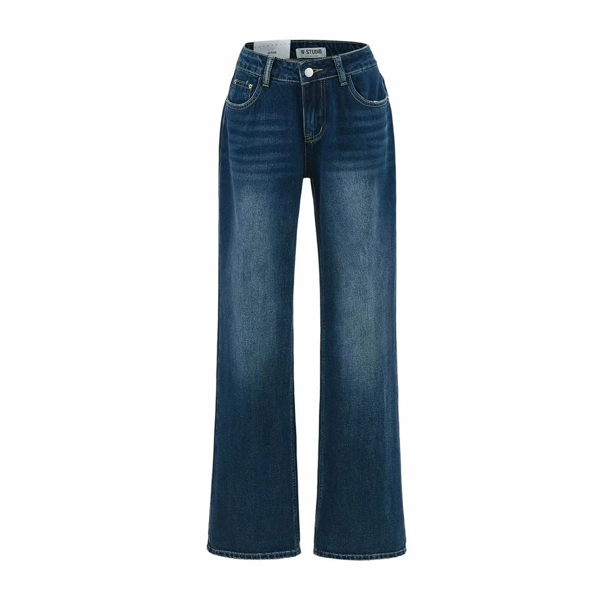 VELVET - Jeans Wide leg Flaviana Azul