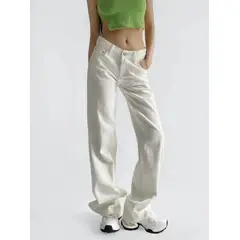 VELVET - Jeans Wide leg Flaviana Azul