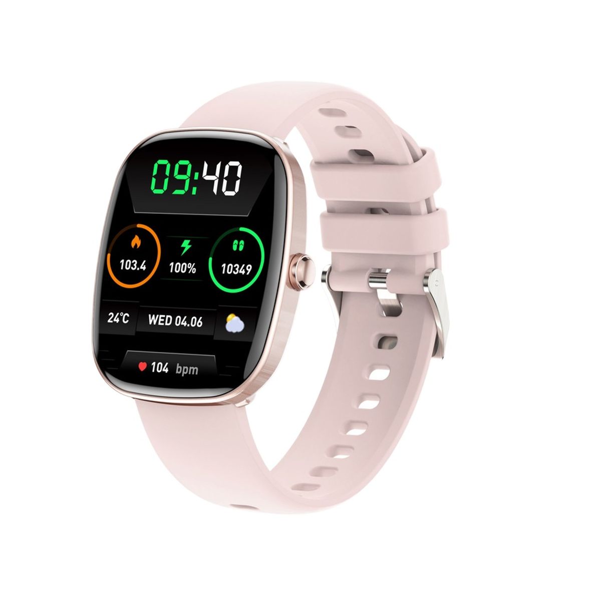 STARTECHOFFICE - Reloj Inteligente Smartwatch Bluetooth T69 300 mAh TFT Salud Deporte Compatible IOS Android