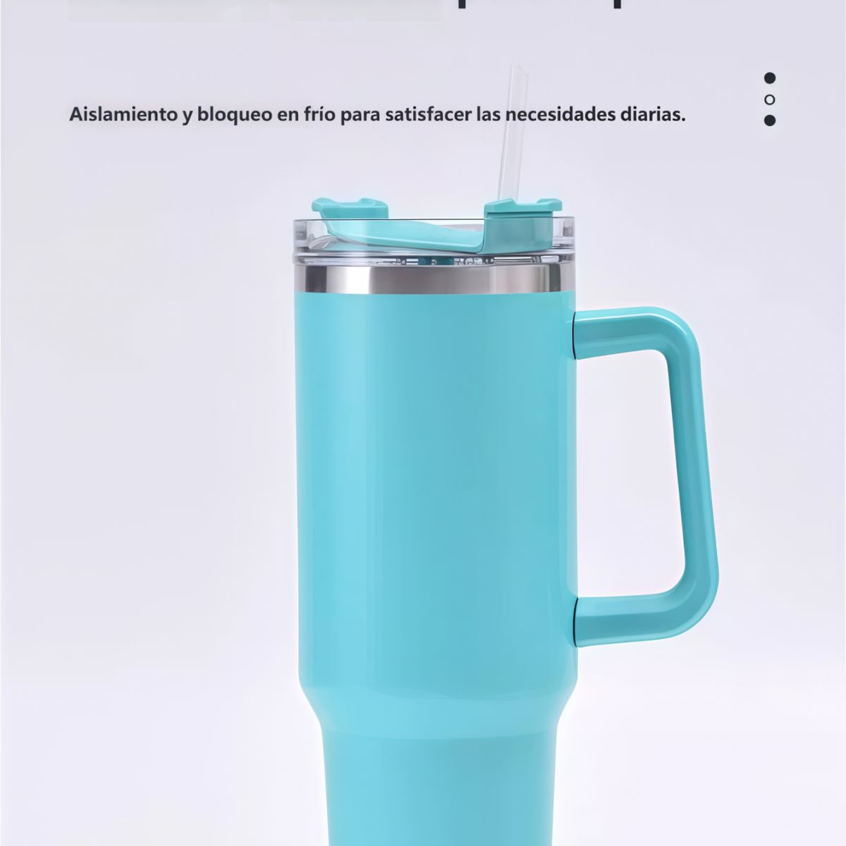 GENERICO - Vaso Termico 1,2 Litros De Acero Inox 5 Color Agua