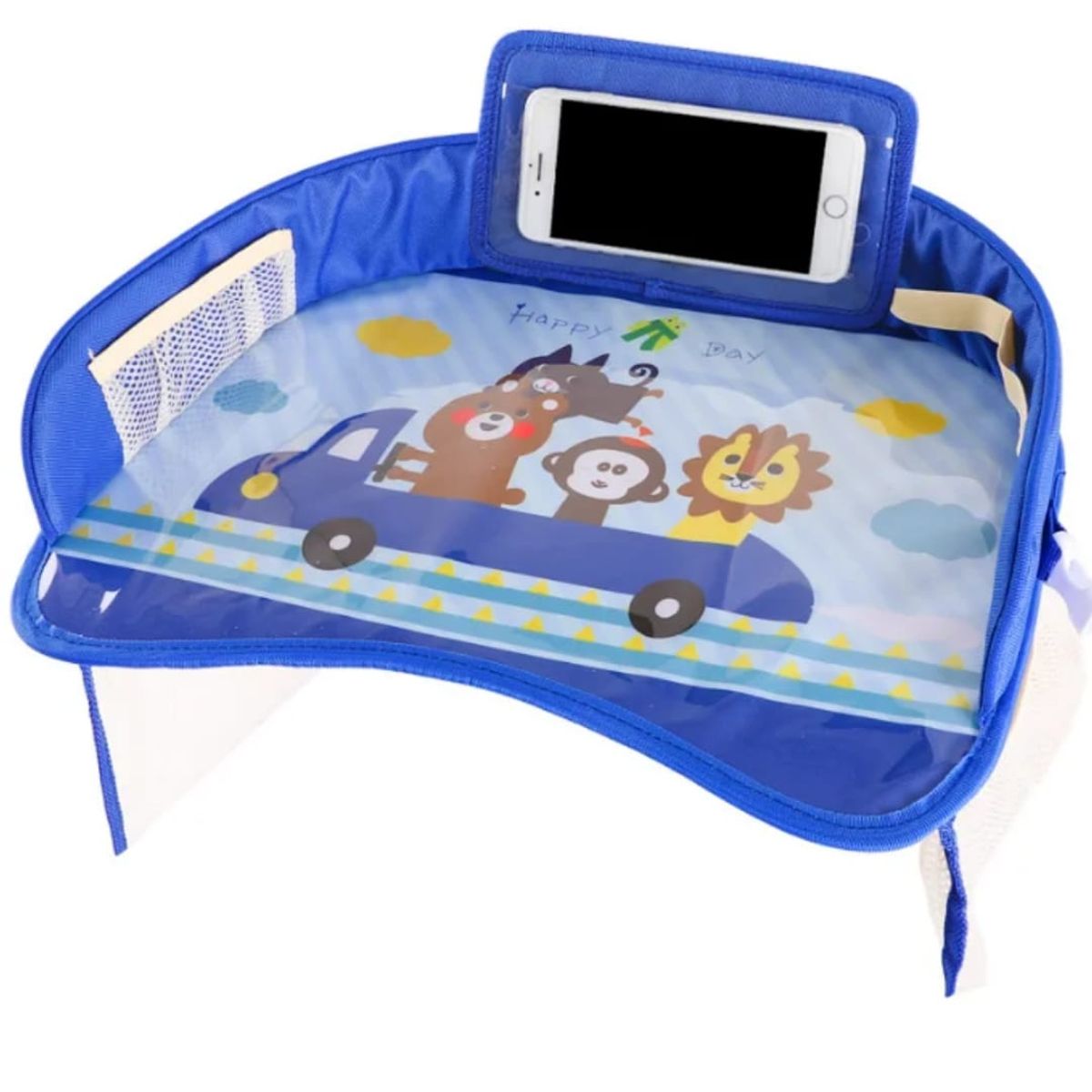 GENERICO - Bandeja Mesa Organizadora Silla De Automóvil Azul