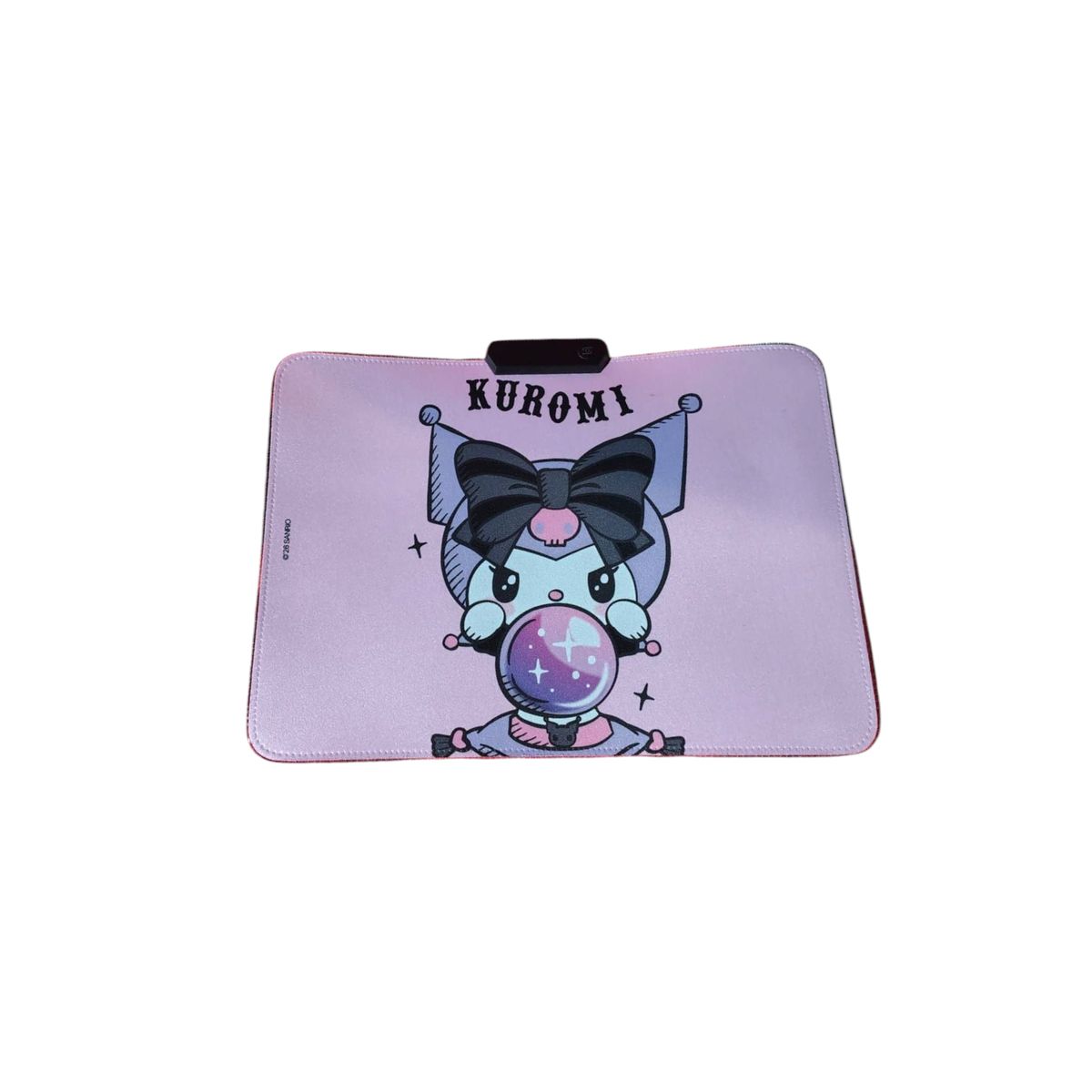 SANRIO - PAD MOUSE GAMER SANRIO KUROMI 35X25CM LUZ RGB LED