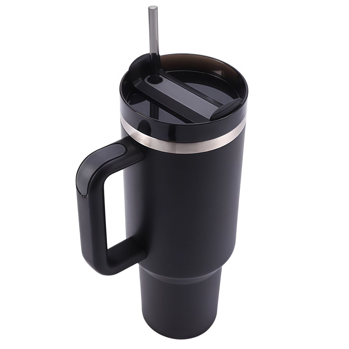 GENERICO - Vaso Termico 1,2 Litros De Acero Inox 5 Color Negro