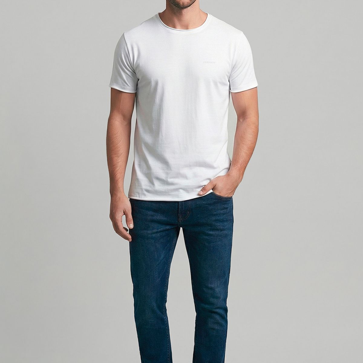 FEROUCH - Polera Chicago White Ferouch