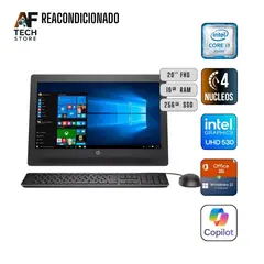 HP - AIO 400 G2 I3 6th 16GB 256GB - Win11+Office - Reacondicionado Profesional