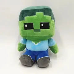 GENERICO - Peluches Minecraft steve zomby 20 cms