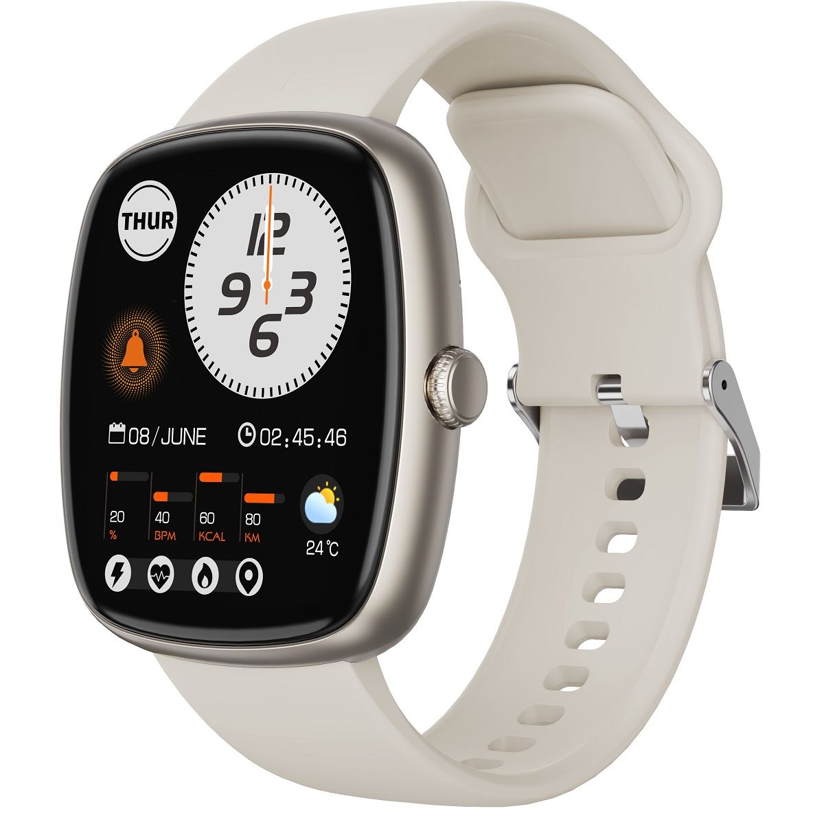 GENERICO - Reloj Inteligente Llamadas Bluetooth Pantalla 183” Control de Salud y Deporte Compatible