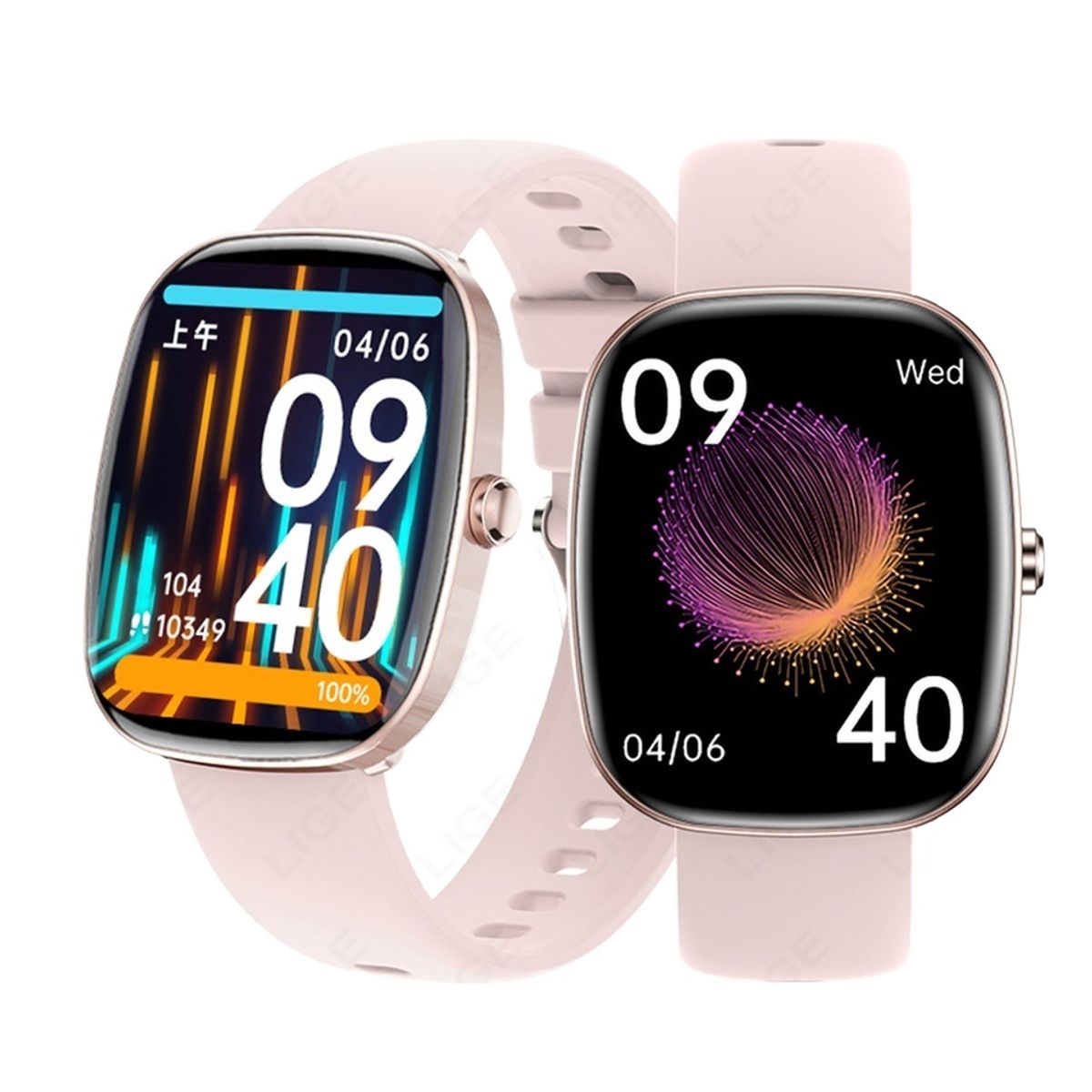 GENERICO - Reloj Inteligente Smartwatch Llamadas Bluetooth Pantalla Táctil 183” Seguimiento de Salud Deporte