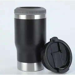 GENERICO - Taza De Cerveza Termo Multifuncional Con Abridor De Botellas Negro