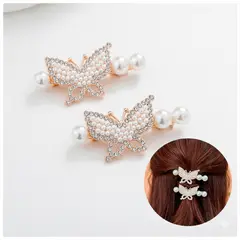 GENERICO - Broches para el Cabello Set de Pinzas tipo clip Butterfly Pearl 29000